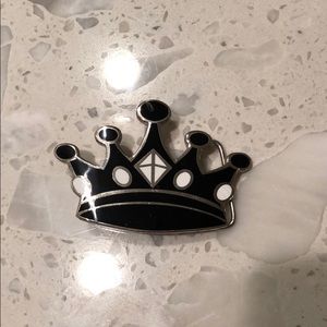 King Baby crown belt buckle.  Belt not included